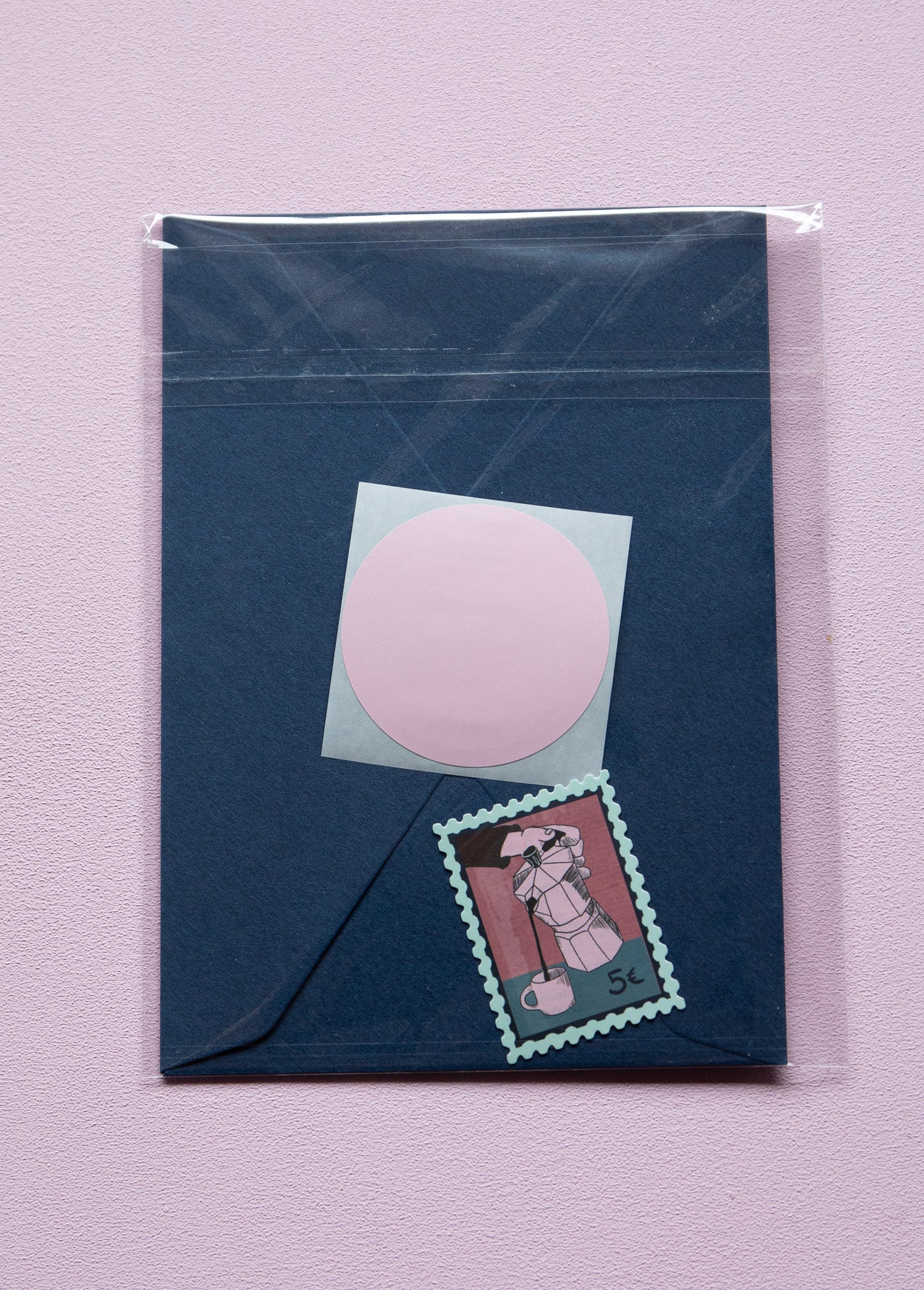 Espresso A6 folded card, set