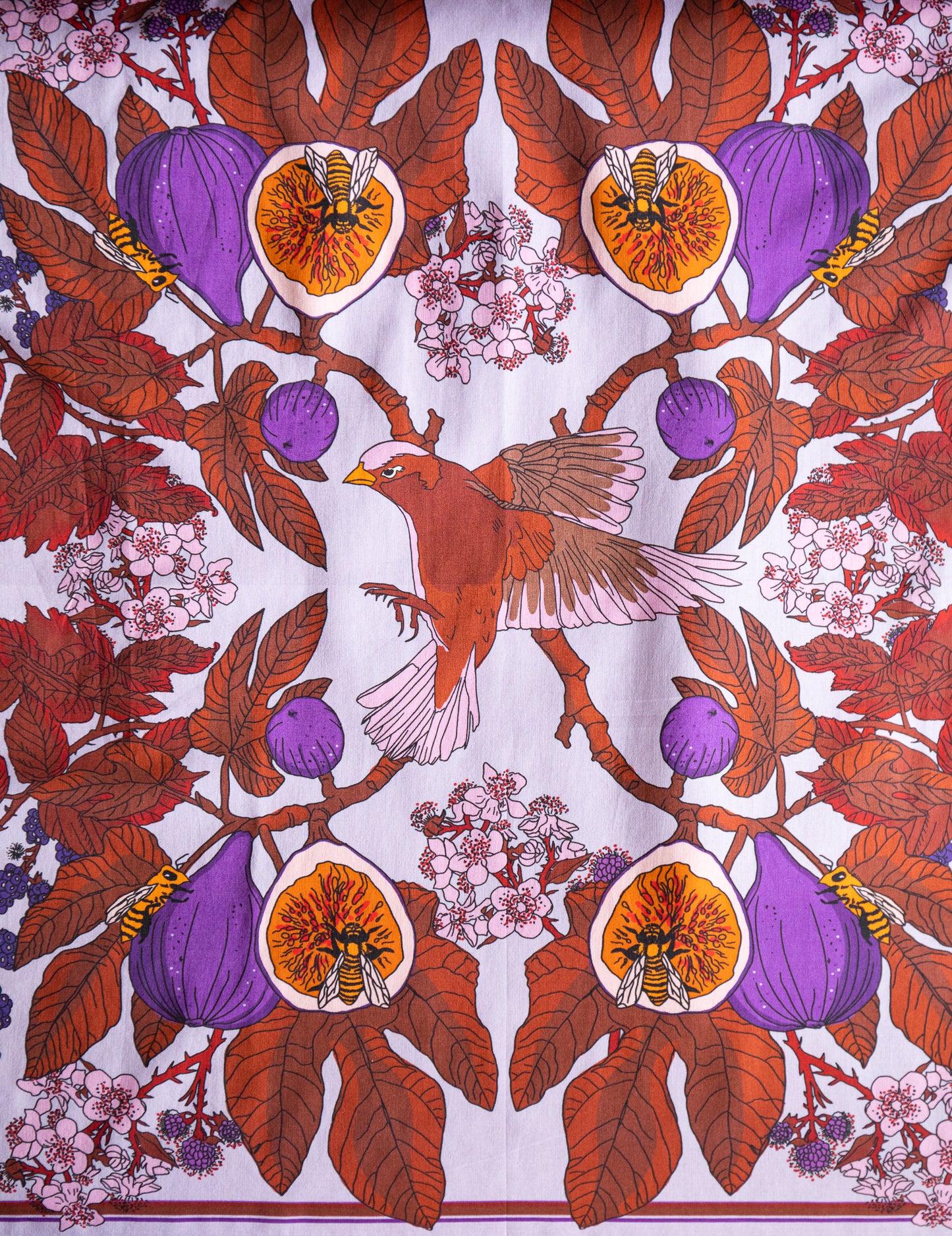 Figs and blackberries bandana