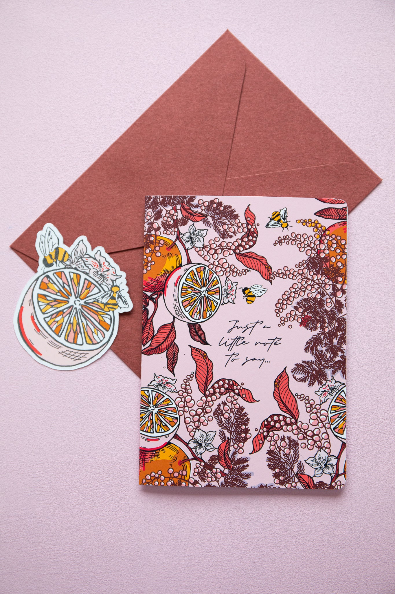 Just a little note to say, A6 card set
