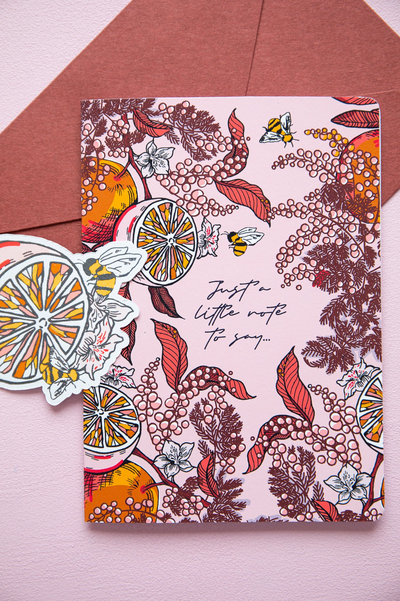 Just a little note to say, A6 card set