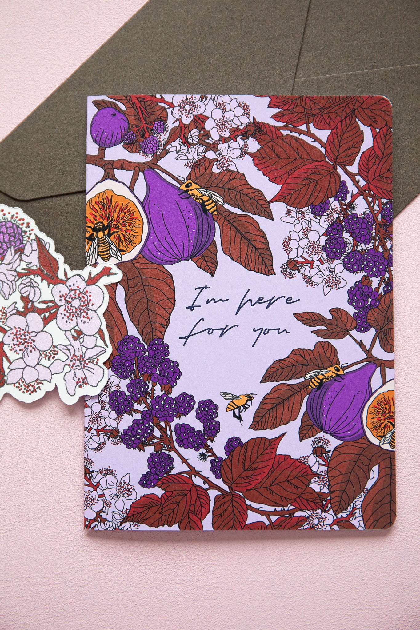 I'm here for you, A6 folded card, set