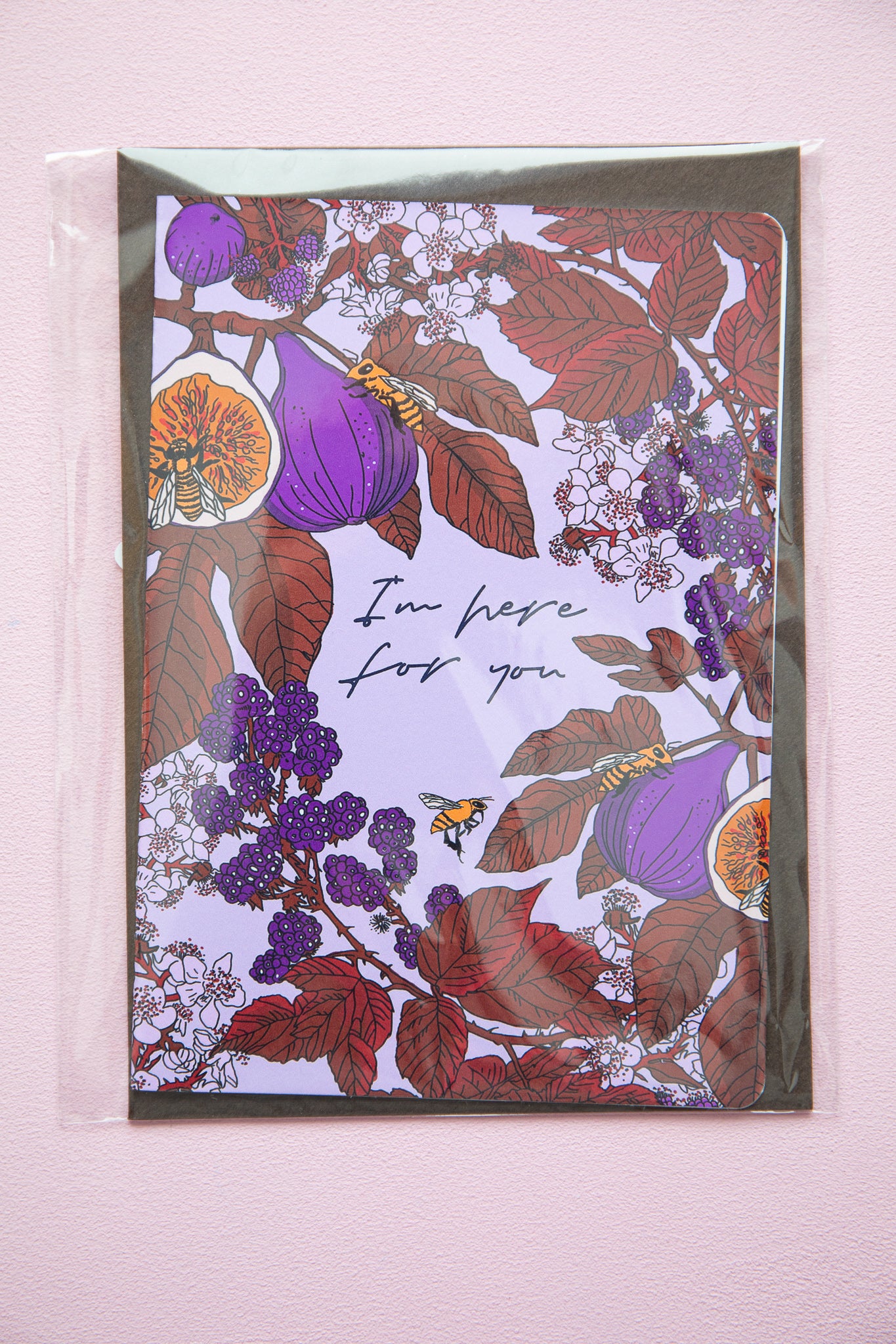 I'm here for you, A6 folded card, set