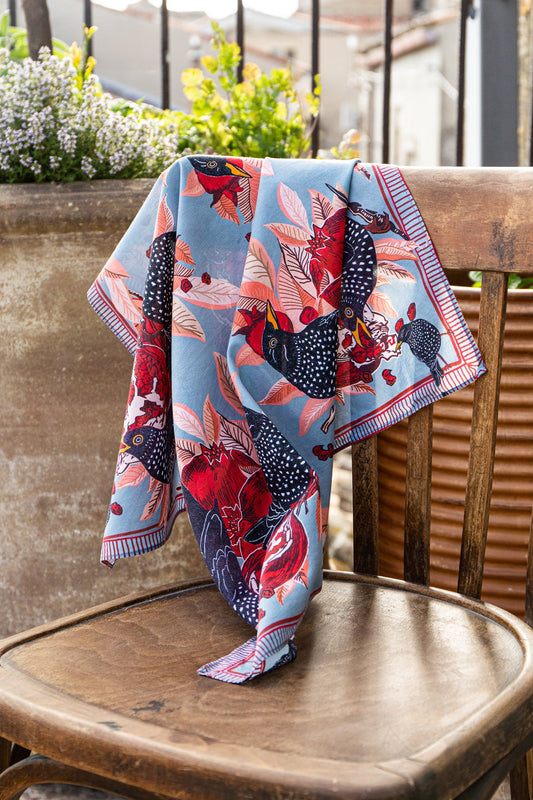 Starlings and Pomegranates bandana
